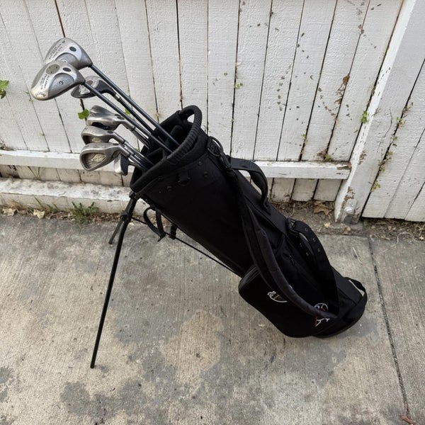 Callaway Big Bertha Golf Club Mens Right Handed Complete Set W/ Robin Stand Bag