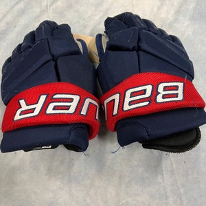 Blue Junior Bauer Vapor Elite Gloves 10" (Used)