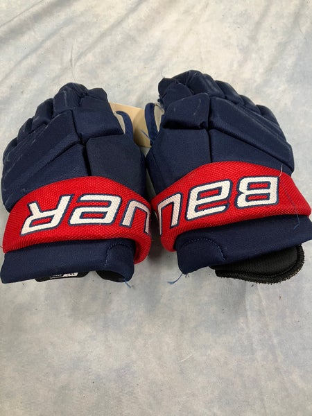 Blue Junior Bauer Vapor Elite Gloves 10" (Used)
