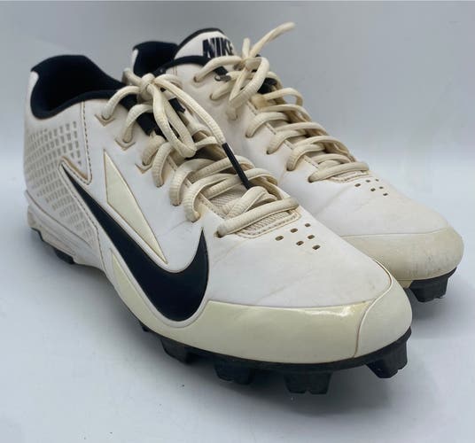 White Men's Size M 7.5 Nike Vapor Keystone Molded Cleats