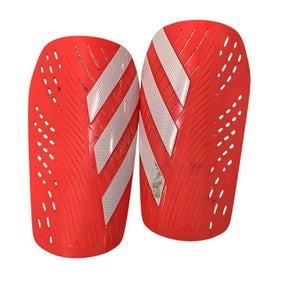 Used Adidas Soccer Shin Guards Adult Red MD 11347-S000251437