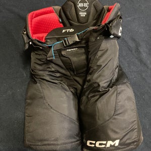 Black Senior Medium CCM Jetspeed ft6 Hockey Pants (Used)