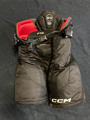 Black Senior Medium CCM Jetspeed ft6 Hockey Pants (Used)