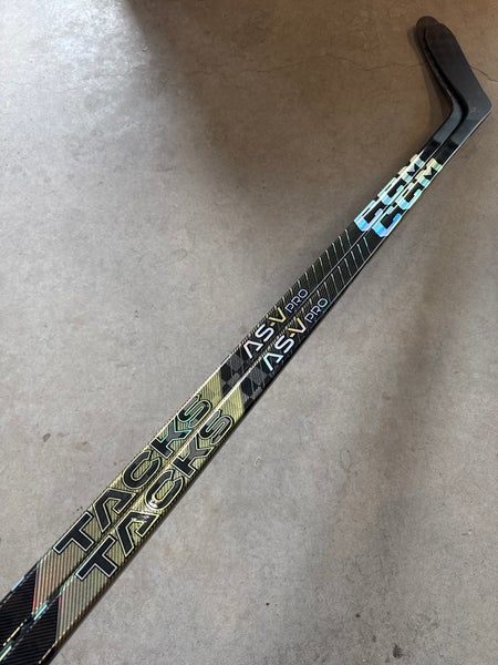 2 PACK 90 Flex P28M CUSTOM New Senior CCM Left Hand Pro Stock Tacks AS-V Pro Hockey Stick