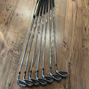 Men's Adams Right Handed Iron Set Regular Flex 7 Pieces Steel Shaft (Used)