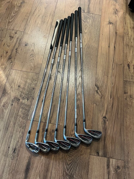 Men's Adams Right Handed Iron Set Regular Flex 7 Pieces Steel Shaft (Used)