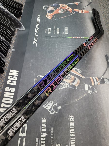 2 PACK | P90M | 85 Flex NEW! Senior CCM RibCor Trigger 9 Pro Left Hand Hockey Stick Pro Stock (New)