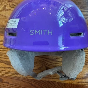 Smith Zoom Jr. Youth Small 48-53cm Purple Ski/Snowboard Helmet