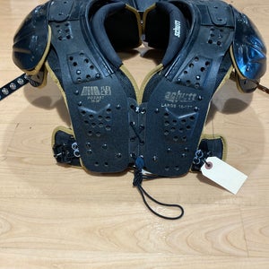Used Adult Large Schutt MID FLEX 4.2 Shoulder Pads | BATTLE Backplate Included