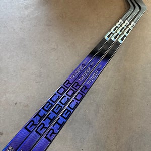 3 PACK 95 Flex P28 Senior CCM RibCor Trigger 8 Pro Left Hand Hockey Stick Pro Stock NHL (New)