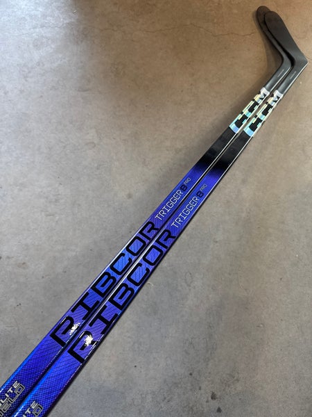2 PACK 95 Flex P28 Senior CCM RibCor Trigger 8 Pro Left Hand Hockey Stick Pro Stock NHL (New)