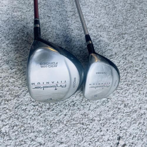 Women"s Pinseeker Driver & 5 Wood Golf Club New Grips