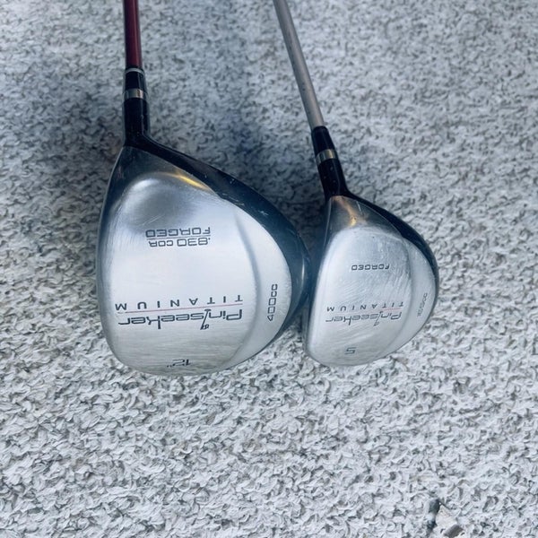 Women"s Pinseeker Driver & 5 Wood Golf Club New Grips