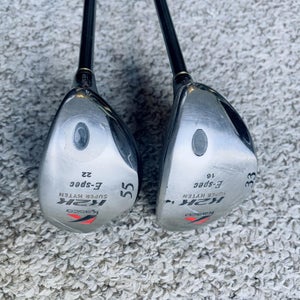 Women's Kasco K2K 16 & 22 Degree Hybrid Set Golf Clubs