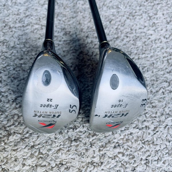 Women's Kasco K2K 16 & 22 Degree Hybrid Set Golf Clubs