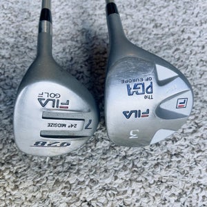 Women's Fila 3/7 Fairway Woods Golf Club Set