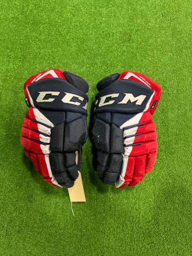 Blue Senior CCM FT4 Gloves 14" (Used)