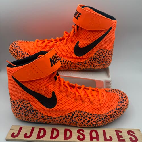 Nike Inflict SE Olympic Safari Wrestling Shoes Orange FV3682-900 Men’s Sz 13  New