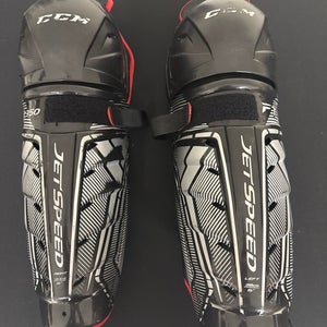 Senior CCM JetSpeed FT350 15" Shin Pads (Used)