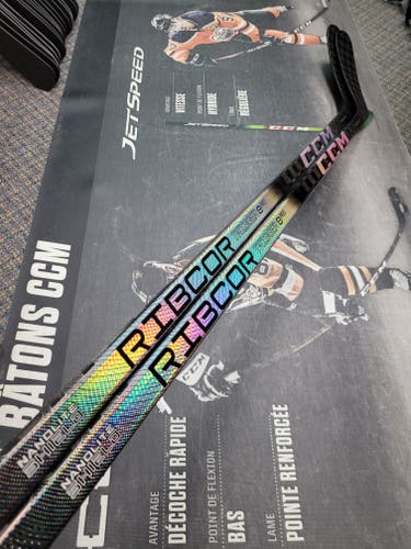 2 PACK | P90M | 80 Flex NEW! Senior CCM RibCor Trigger 8 Pro Left Hand Hockey Stick Pro Stock
