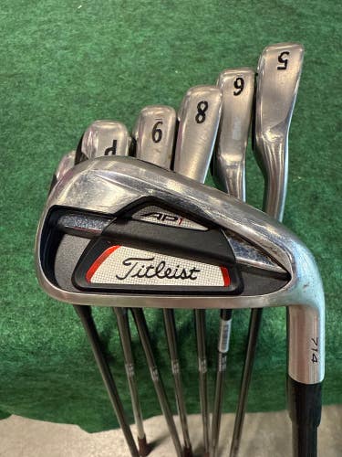 Titleist 714 AP1 Iron Set RH (Senior Flex) Kuro Kage Low Balance 65 Graphite Shaft (Used)