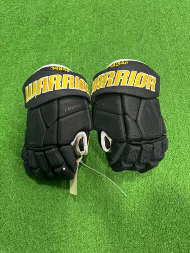 Black Junior Warrior Covert Pro Team Gloves 10" (Used)