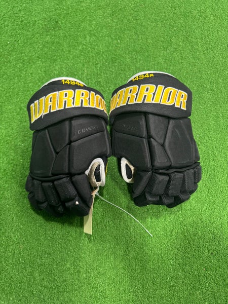 Black Junior Warrior Covert Pro Team Gloves 10" (Used)