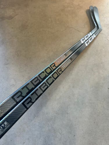 2 PACK 90 Flex P92 Senior CCM RibCor Trigger 8 Pro Left Hand Hockey Stick Pro Stock NHL (New)