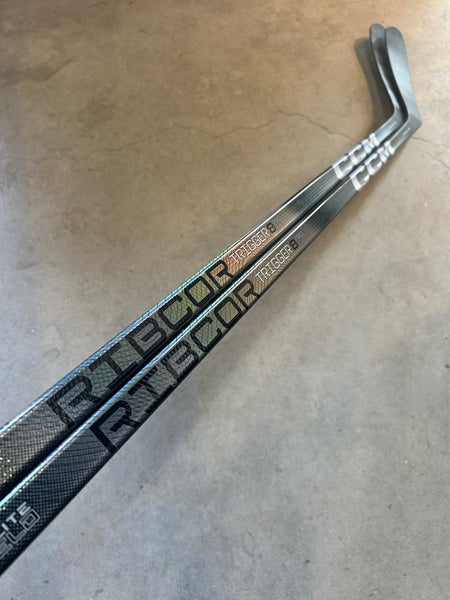 2 PACK 90 Flex P92 Senior CCM RibCor Trigger 8 Pro Left Hand Hockey Stick Pro Stock NHL (New)