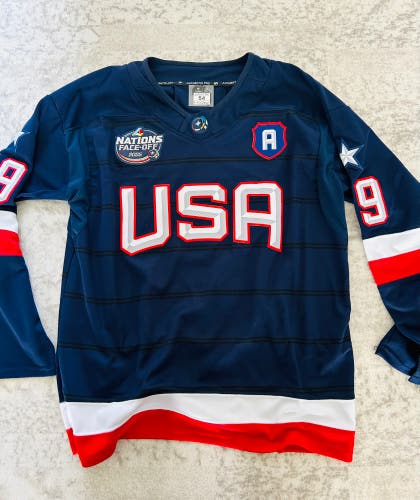 Team USA 4-Nations 2025 Tkachuk Jersey (New) XL 54