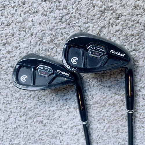 Womens Cleveland RTX 2.0 585 RH Golf Club 54 Sand & 58 Lob Wedge Set Ladies