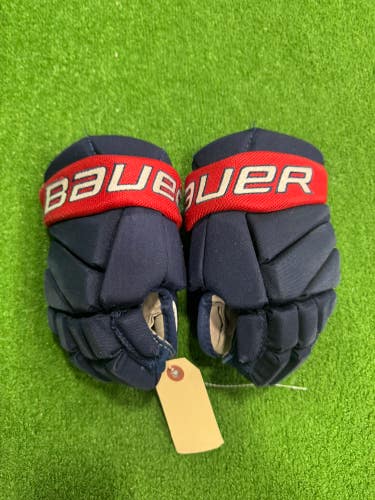 Blue Youth Bauer Vapor Elite Gloves 9" (Used)