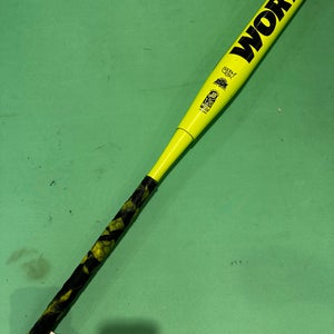 Yellow 2021 Worth Mach Composite Bat (-8) Composite 26 oz 34" (Used)