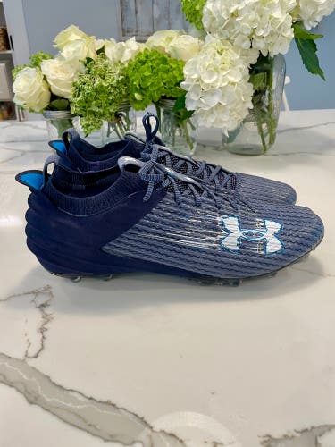 Under Armour Blur Smoke 2.0 MC "Midnight Navy" Football Cleats - Men's 14