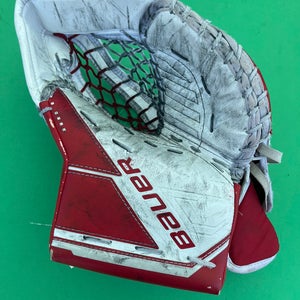 Red Intermediate Bauer M5 Pro Goalie Glove Regular