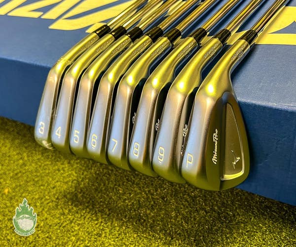 Used Mizuno Pro S-3 Irons 3-PW Project X 120g Stiff Flex Steel Golf Club Set