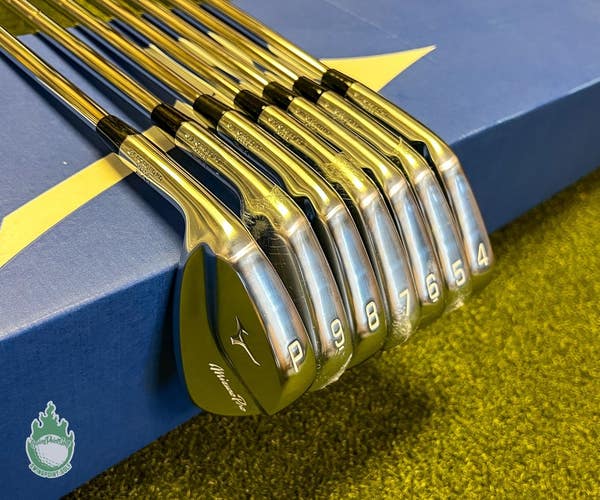 Used LH Mizuno Pro 241 Forged Irons 4-PW KBS 120g Stiff Flex Steel Golf Set
