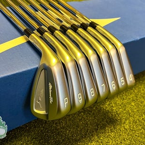 Used LH Mizuno Pro S-3 Irons 4-PW Project X 6.0 Stiff Flex Steel Golf Club Set