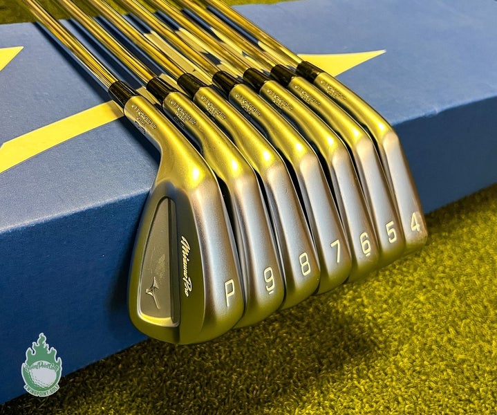 Used LH Mizuno Pro S-3 Irons 4-PW Project X 6.0 Stiff Flex Steel Golf Club Set