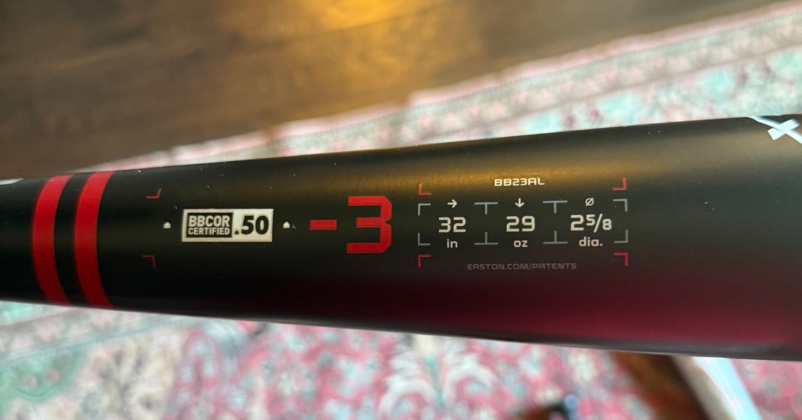 2023 Easton Alpha ALX Alloy BBCOR Certified Bat (-3) 29 oz 32" (Used)