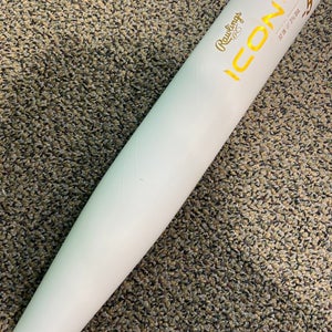 2024 Rawlings Icon Composite Bat USSSA Certified (-5) Composite 27 oz 32" (Used)