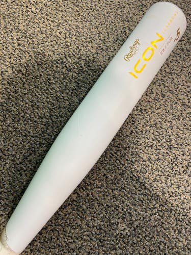 2024 Rawlings Icon Composite Bat USSSA Certified (-5) Composite 27 oz 32" (Used)