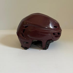 Used Maroon Medium CCM Tacks 710 Pro Stock Helmet