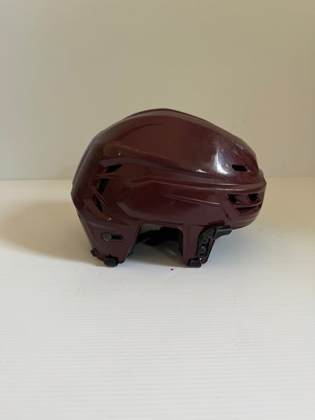 Used Maroon Medium CCM Tacks 710 Pro Stock Helmet