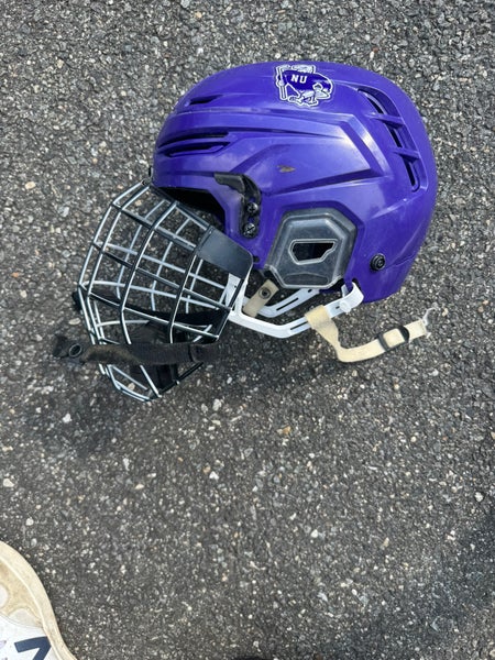 Niagara Purple Eagles Warrior Alpha Pro Helmet (Used)