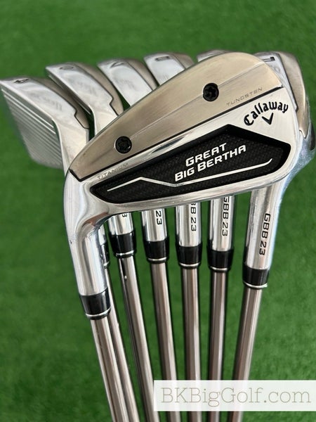 LH Callaway Great Big Bertha GBB 23 Iron Set