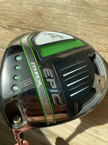 Men's 2021 Callaway Epic Max Left Hand Driver Extra Stiff Flex 10.5 Loft (Used)
