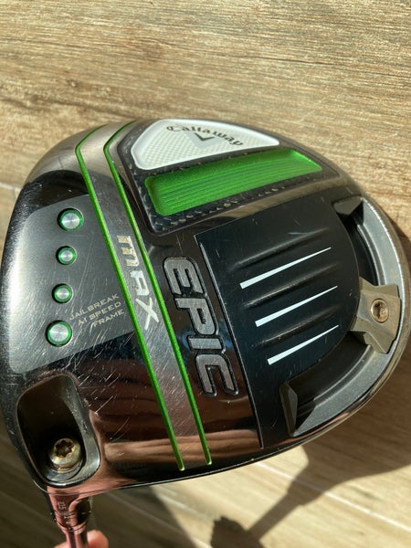Men's 2021 Callaway Epic Max Left Hand Driver Extra Stiff Flex 10.5 Loft (Used)