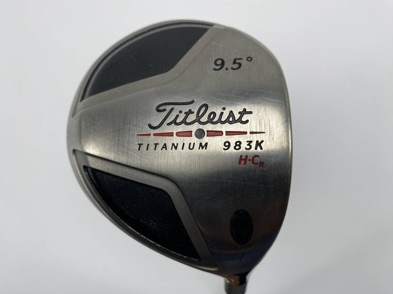 Titleist 983 K HCR Driver 9.5* Aldila NV Green 65g Stiff Graphite Mens RH