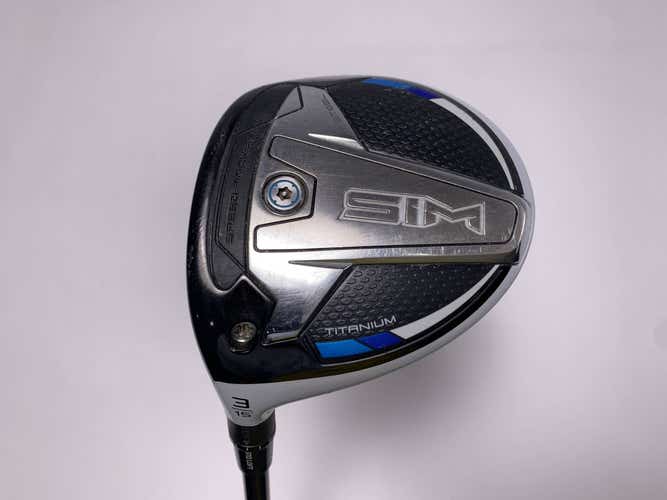 TaylorMade SIM Ti 3 Fairway Wood 15* Kai'li Red 75g Stiff Graphite Mens LH